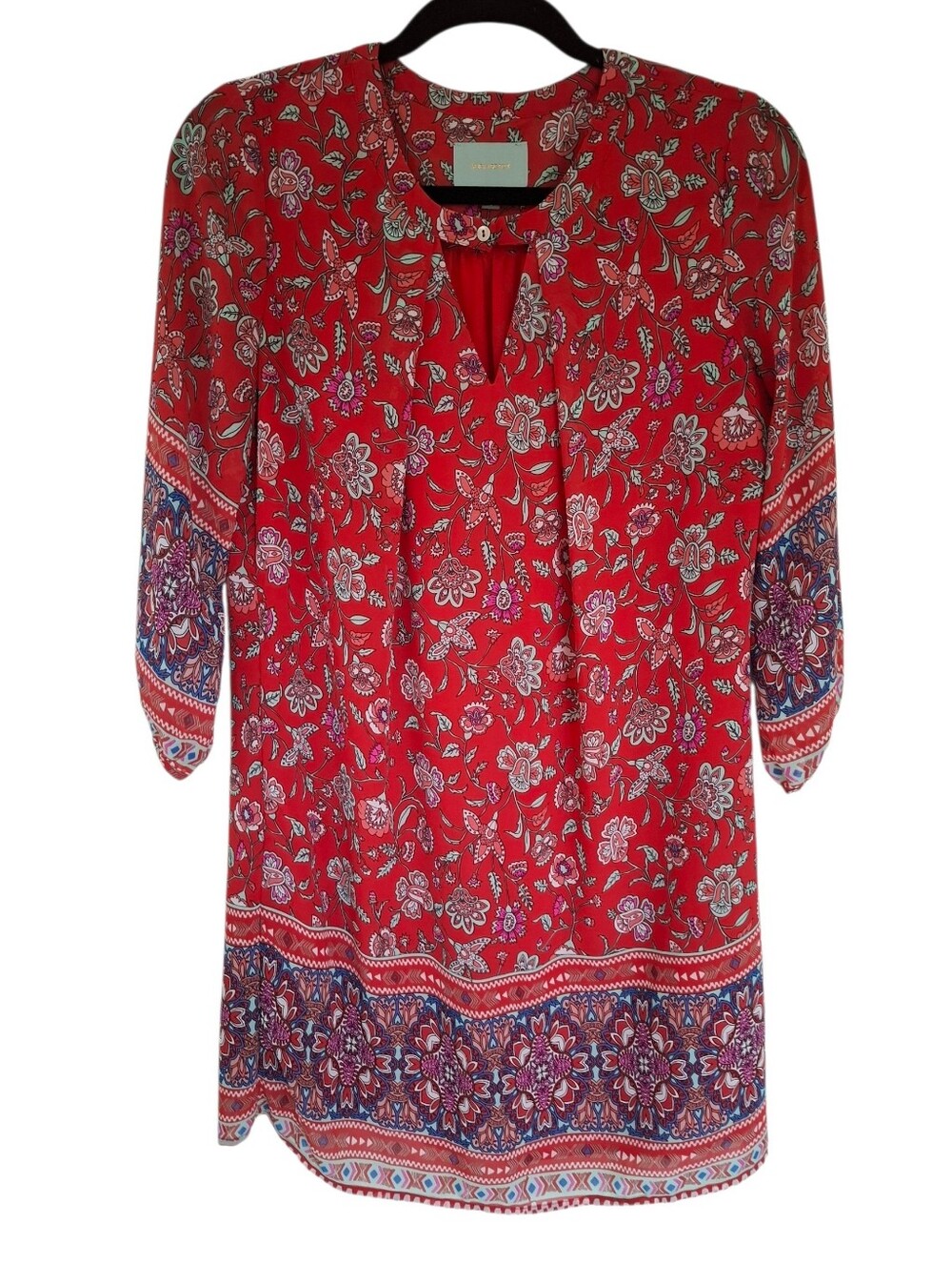 Anthropologie Skies Are Blue Boho Tunic Dress Small